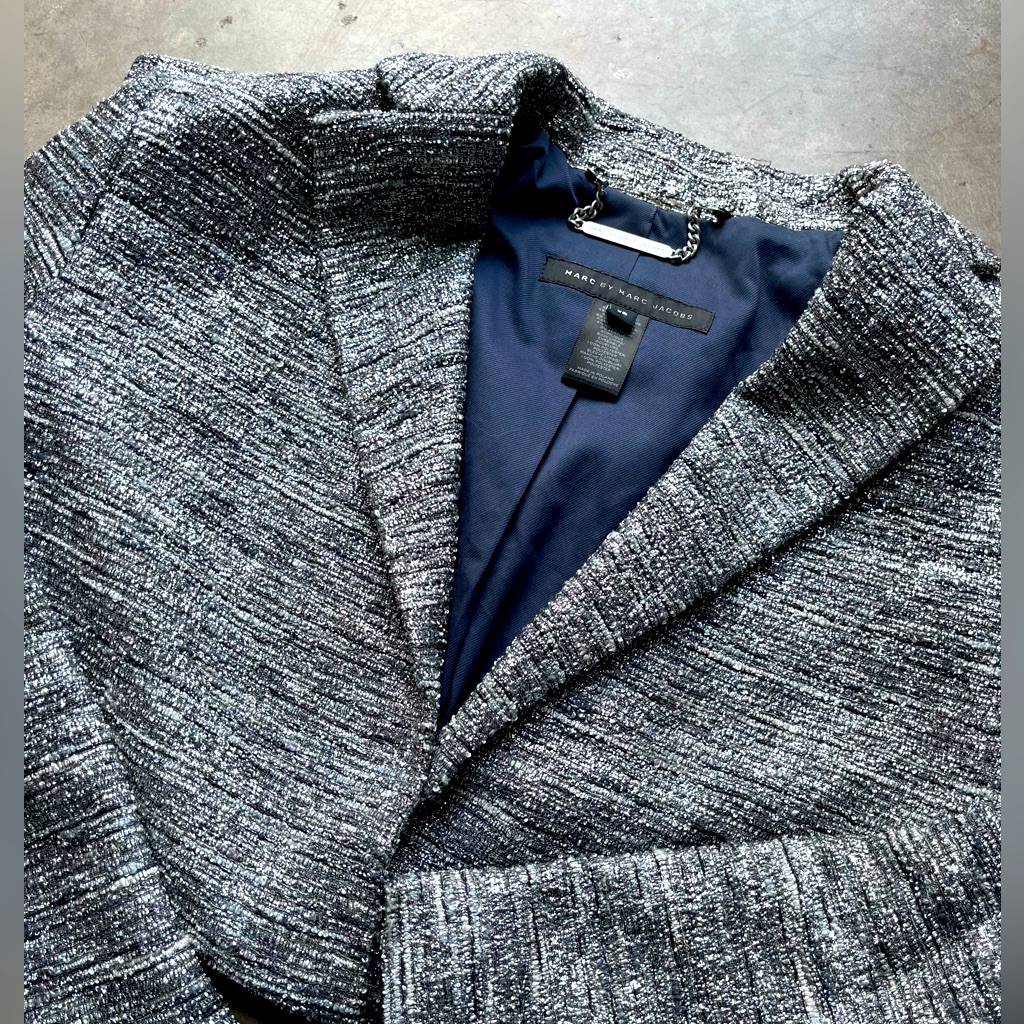 Marc By Marc Jacobs Oversized Lurex Blazer